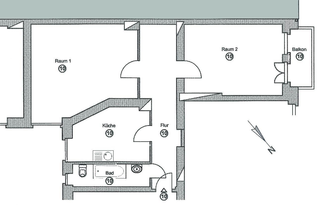 VERKAUFT + 79 qm + Balkon + BEZUGSFREI + Lenbachkiez