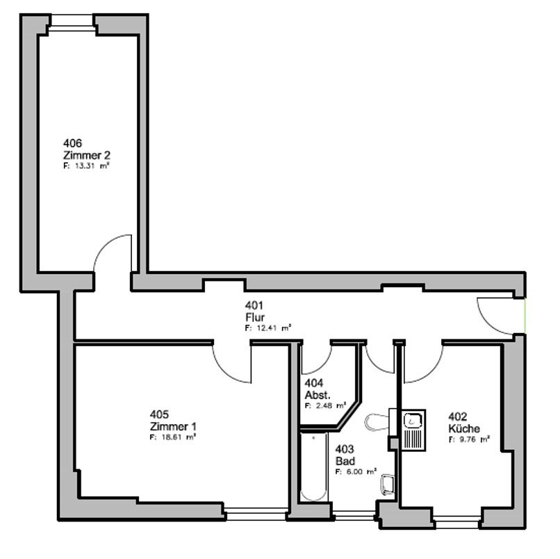 Kreuzkölln /Reuterkiez + Altbau + 2 Zi + WG tauglich + bezugsfrei